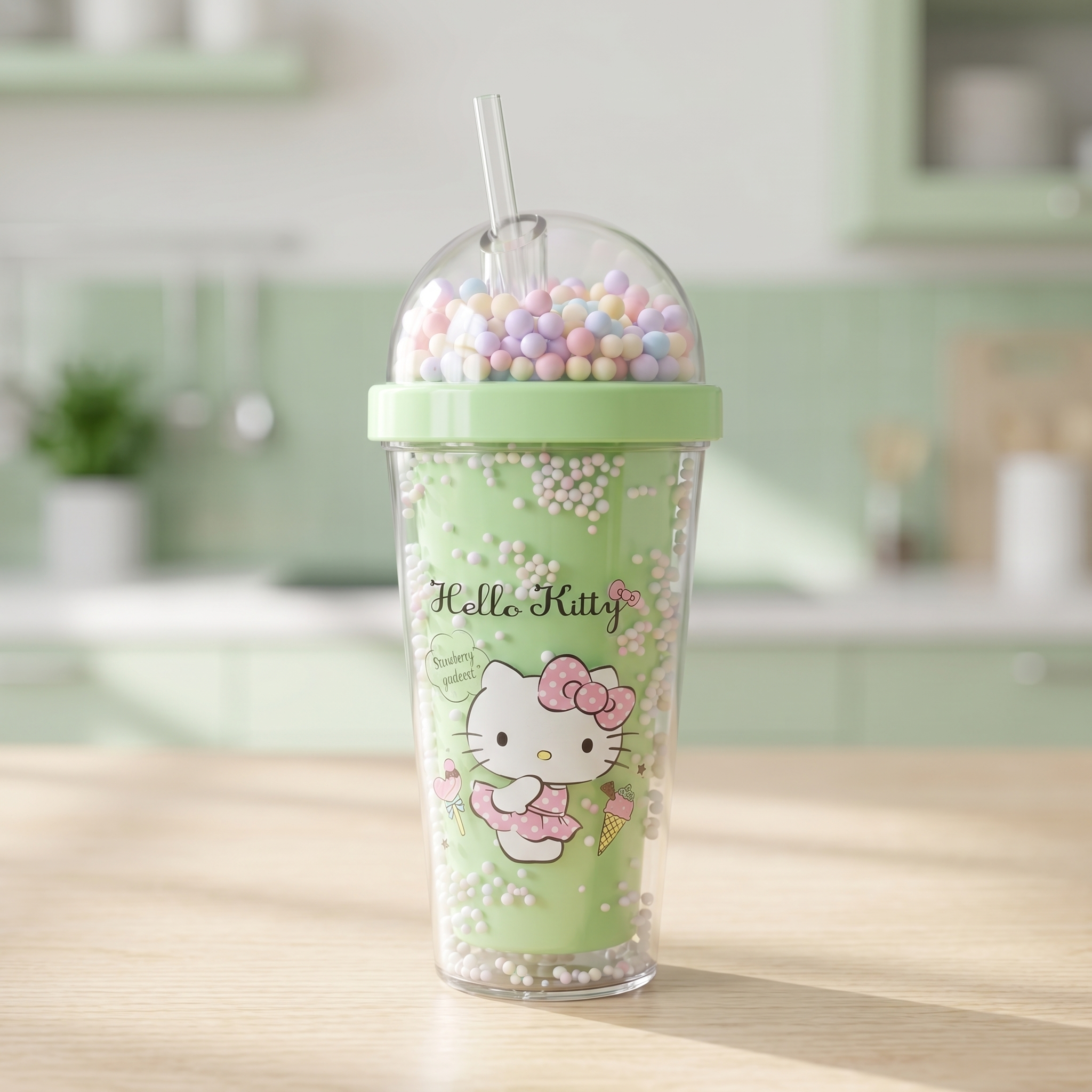 Hello Kitty Plastic Cup 380ml/12.85 fl.oz.