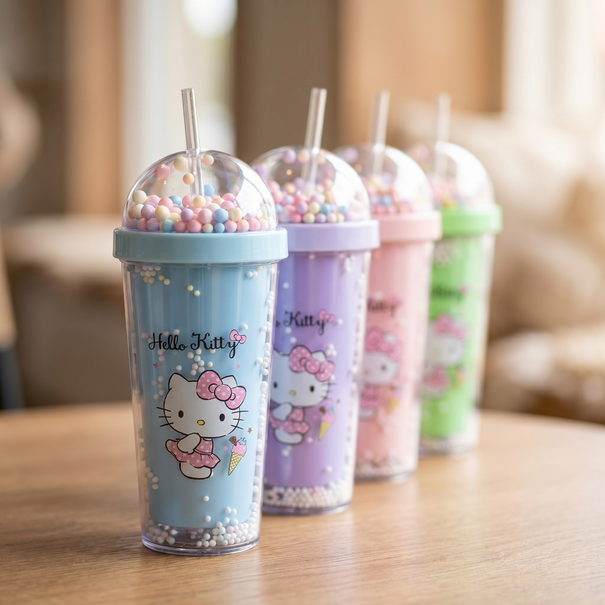 Hello Kitty Plastic Cup 380ml/12.85 fl.oz.