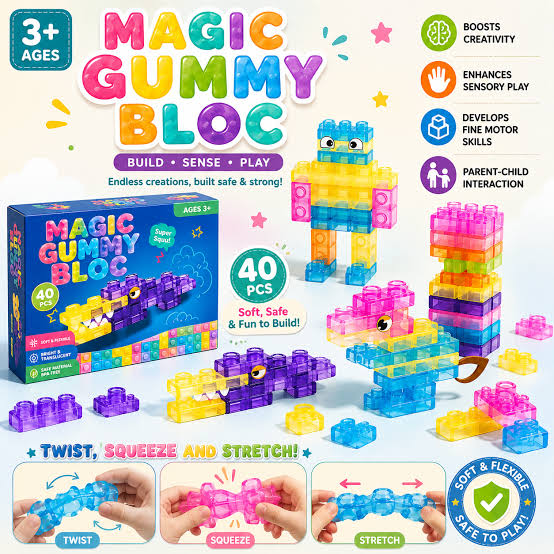 Magic Gummy Building Blocks