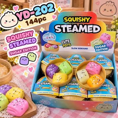 3Pcs Dumpling Squishy (Mystery Design)