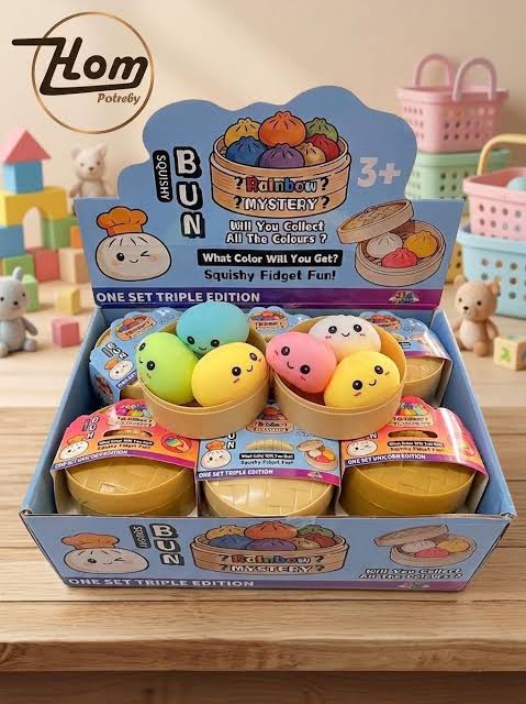 3Pcs Dumpling Squishy (Mystery Design)