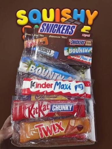 Chocolate Bars Squishy