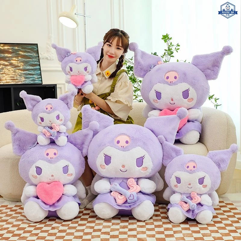 Sanrio Kuromi with Arrow/Heart Plush Doll (S)